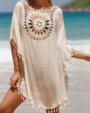 Load image into Gallery viewer, Beach Cover up with Tassels
