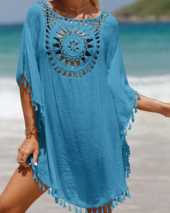 Beach Cover up with Tassels