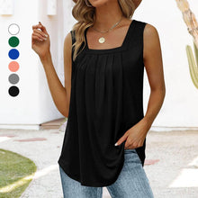 Load image into Gallery viewer, Square Neck Sleeveless Tank Top
