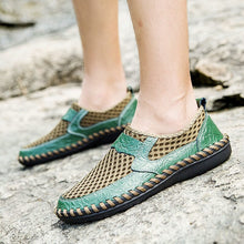 Load image into Gallery viewer, Summer Crocodile Patttern Breathable Mesh Shoes
