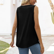 Load image into Gallery viewer, Square Neck Sleeveless Tank Top
