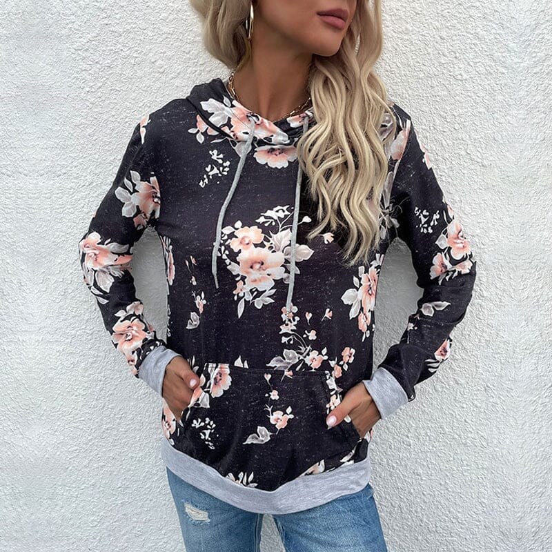 Long Sleeve Hoodie Printed Sweatshirt