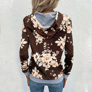 Long Sleeve Hoodie Printed Sweatshirt