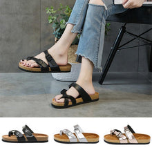 Load image into Gallery viewer, Simple Bohemian Flat Heel Slippers
