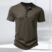 Load image into Gallery viewer, HENLEY SHORT SLEEVE SHIRT
