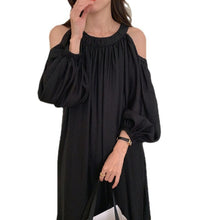 Load image into Gallery viewer, Off Shoulder Balloon Sleeve Dress
