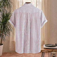 Load image into Gallery viewer, Casual Men&#39;s Striped Shirt
