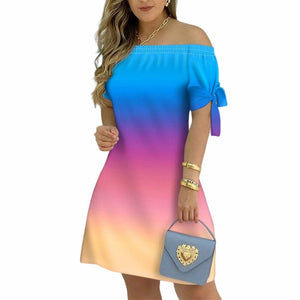 Fashion Sexy Print Dress