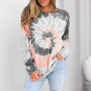 Women's Loose Tie Dye Top