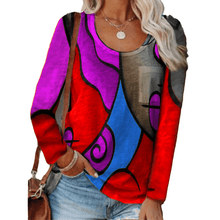 Load image into Gallery viewer, Casual Color Block Long Sleeve T-Shirt
