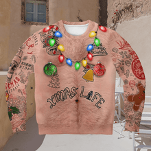 Load image into Gallery viewer, Halloween Skull Crew Neck Sweatshirt
