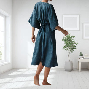 Elegant Linen Slim Dress