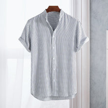 Load image into Gallery viewer, Casual Men&#39;s Striped Shirt
