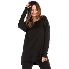 Load image into Gallery viewer, Women&#39;s Side Split Loose Casual Pullover Tunic Tops
