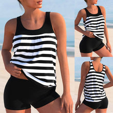 Load image into Gallery viewer, Striped Print Swimsuit
