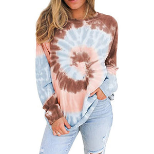 Women's Loose Tie Dye Top